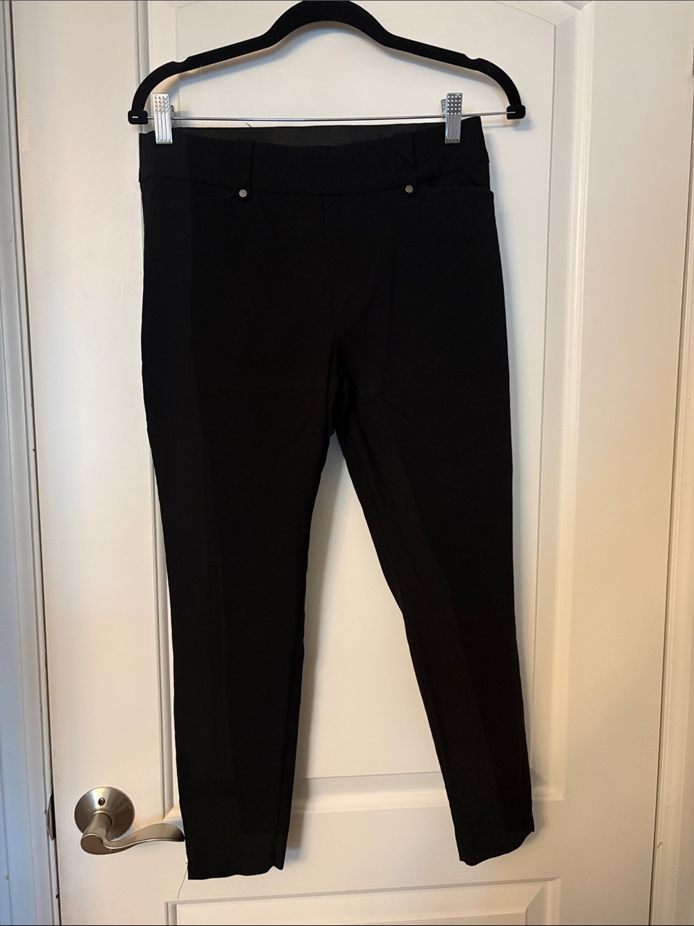Maurices Black Straight Leg Ponte Pants